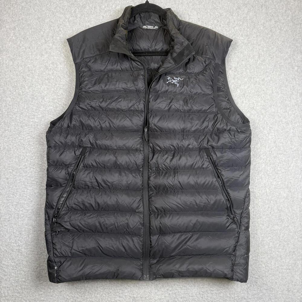 Arc'teryx Cerium Vest Men's Lightweight Warm Versatile Down Vest Black, Large